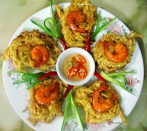 West Lake shrimp cake