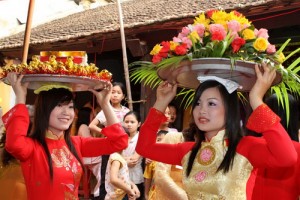 Festival of Ta Xa Village at Phu Xuyen, Hanoi