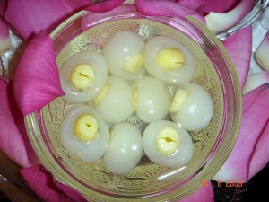 Dishes Made of Lotus in Early Summer