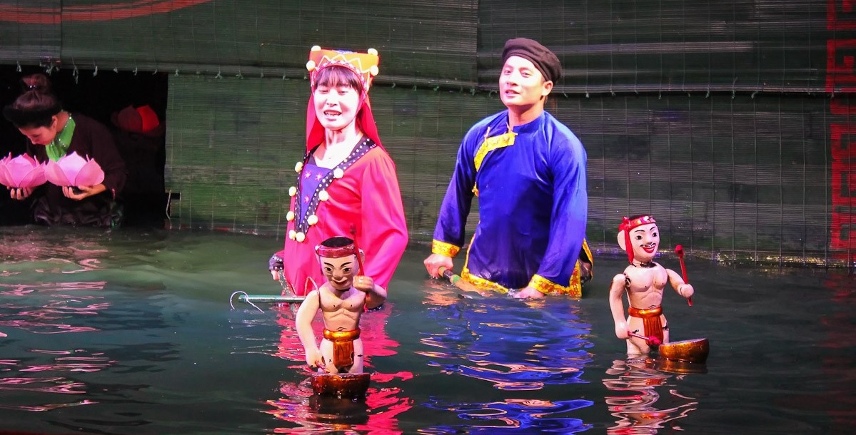 water puppetry hanoi