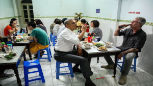 Have you ever eaten Bun Cha Hanoi yet ?