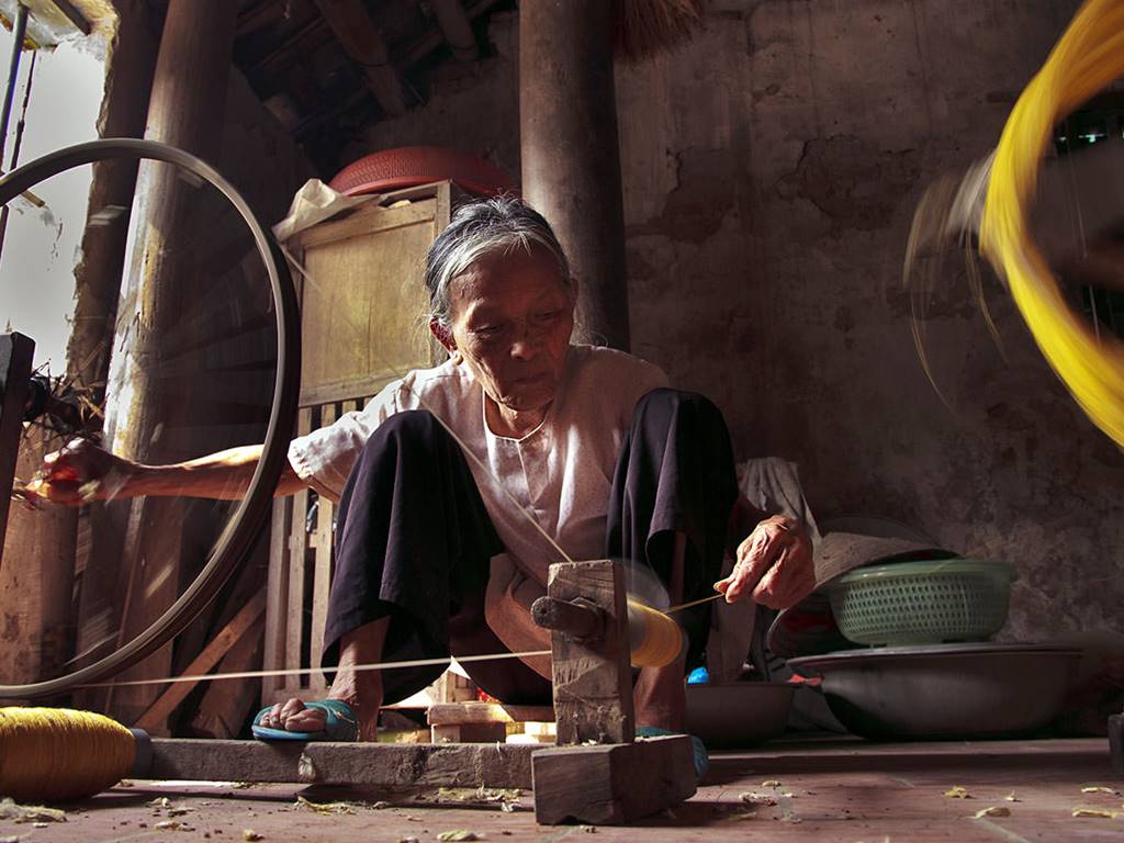 Van Phuc  is a silk weaving village with a long history of development